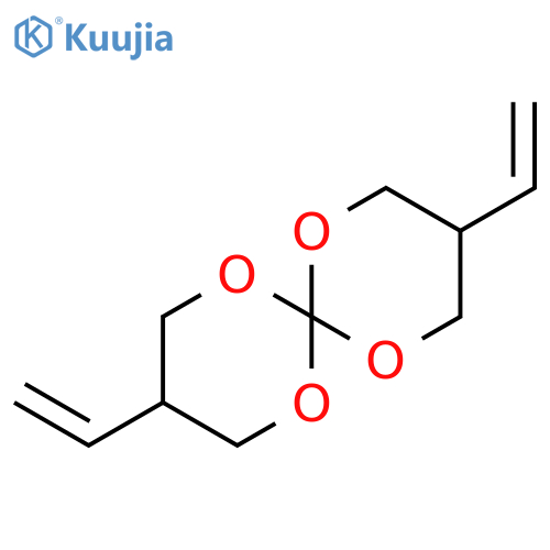 1,5,7,11-Tetraoxaspiro[5.5]undecane, 3,9-diethenyl- structure
