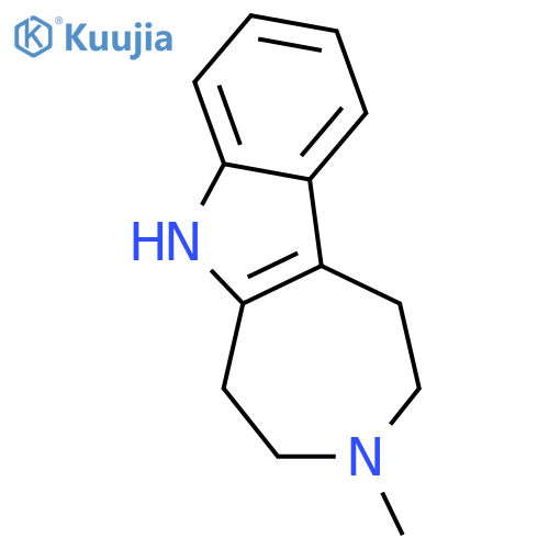 Azepino[4,5-b]indole,1,2,3,4,5,6-hexahydro-3-methyl- structure