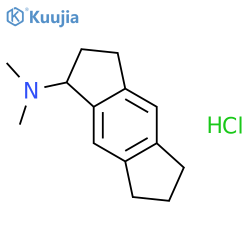 s-Indacen-1-amine,1,2,3,5,6,7-hexahydro-N,N-dimethyl-, hydrochloride (1:1) structure