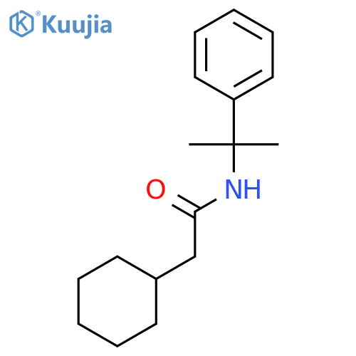 CYCLOHEXANEACETAMIDE, N-(1-METHYL-1-PHENYLETHYL)- structure