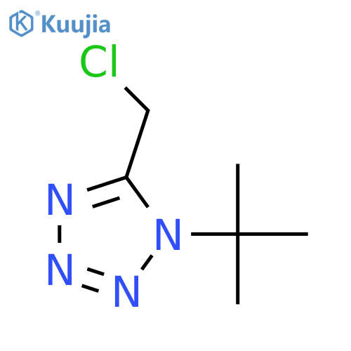 1-tert-butyl-5-(chloromethyl)-1H-1,2,3,4-tetrazole structure