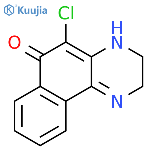 Benzo[f]quinoxalin-6(2H)-one, 5-chloro-3,4-dihydro- structure