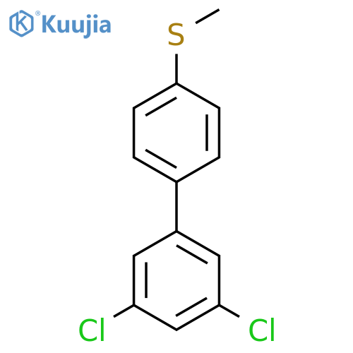 3,5-Dichloro-4'-methylsulfanyl-biphenyl structure
