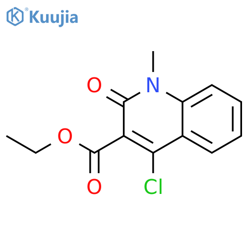 ethyl 4-chloro-1-methyl-2-oxo-1,2-dihydroquinoline-3-carboxylate structure