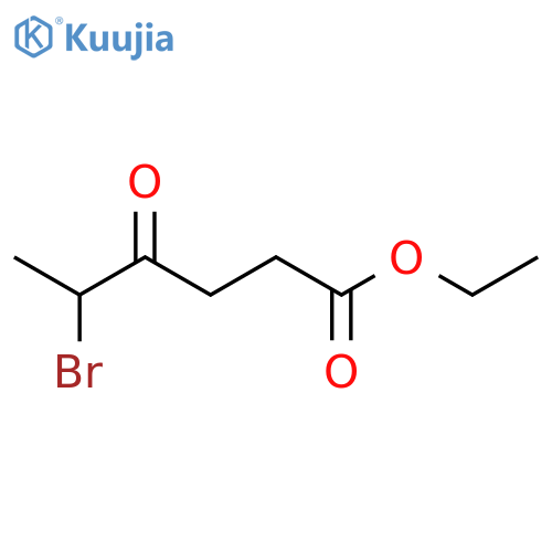 Hexanoic acid, 5-bromo-4-oxo-, ethyl ester structure
