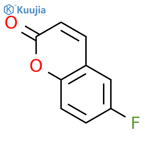 2H-1-Benzopyran-2-one, 6-fluoro- structure