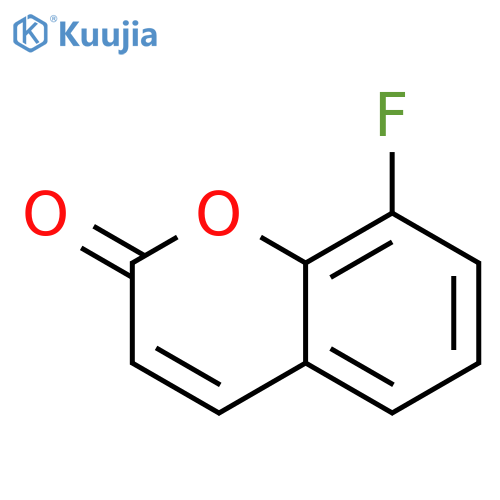 2H-1-Benzopyran-2-one, 8-fluoro- structure