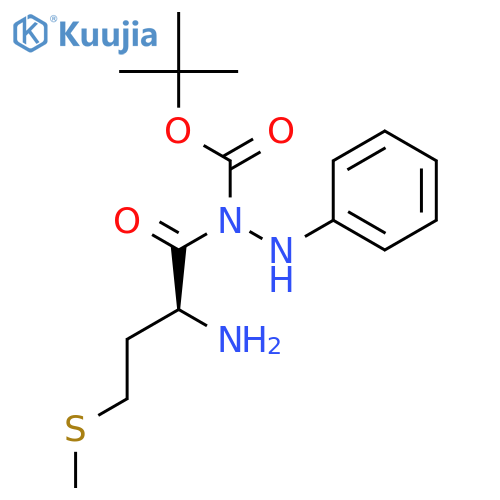 L-METHIONINE, N-[(1,1-DIMETHYLETHOXY)CARBONYL]-, 2-PHENYLHYDRAZIDE structure