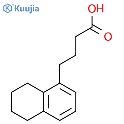 4-(5,6,7,8-tetrahydronaphthalen-1-yl)butanoic acid structure