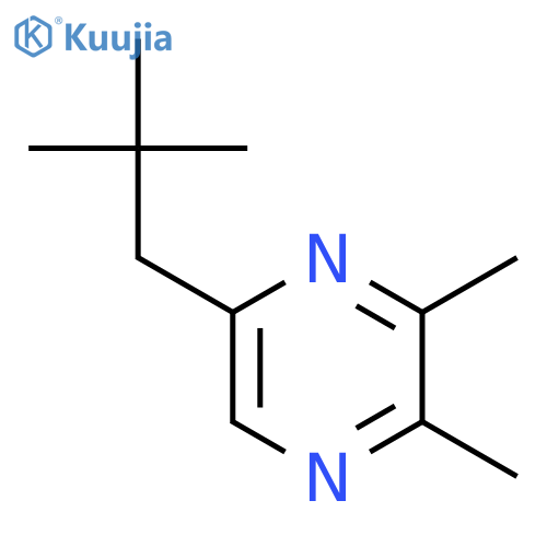 Pyrazine,5-(2,2-dimethylpropyl)-2,3-dimethyl- structure