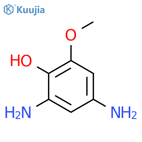 Phenol, 2,4-diamino-6-methoxy- (9CI) structure