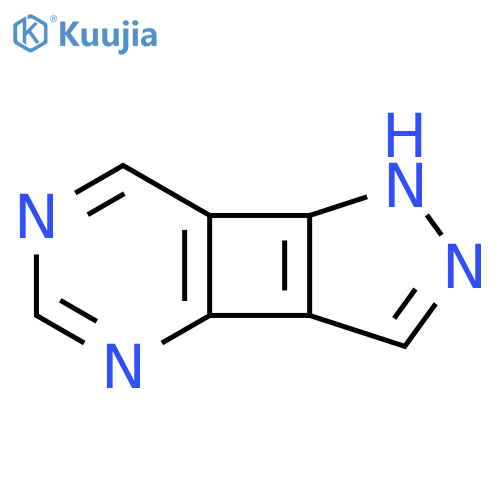 1H-Pyrazolo[3',4':3,4]cyclobuta[1,2-d]pyrimidine(9CI) structure