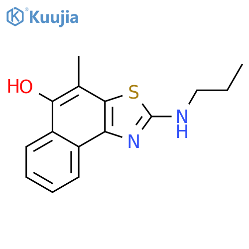 Naphtho[1,2-d]thiazol-5-ol,  4-methyl-2-(propylamino)- structure