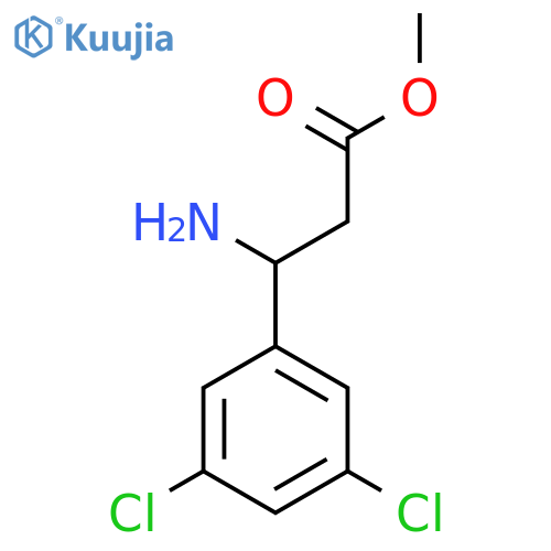 Methyl 3-amino-3-(3,5-dichlorophenyl)propanoate structure