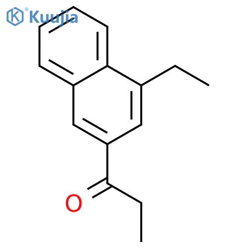 2-Naphthalenecarboxylicacid, 4-ethyl-, methyl ester structure