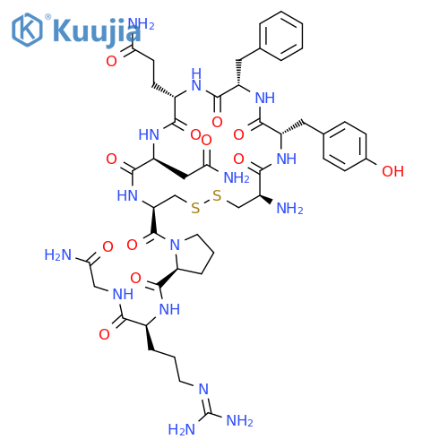 Arginine Vasopressin Diacetate structure