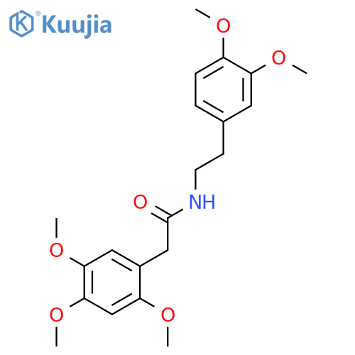 Benzeneacetamide, N-[2-(3,4-dimethoxyphenyl)ethyl]-2,4,5-trimethoxy- structure