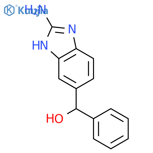 2-Amino-5(6)-α-hydroxybenzylbenzimidazole structure