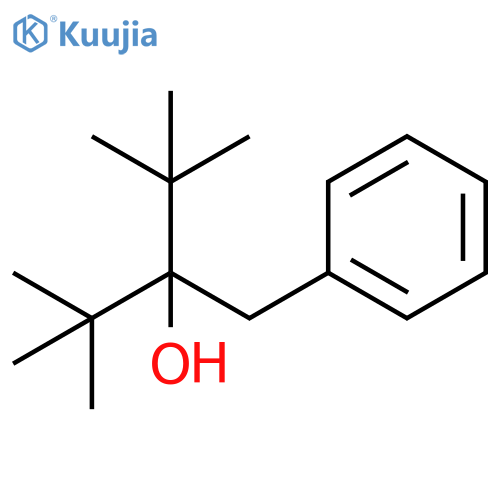 Benzeneethanol, α,α-bis(1,1-dimethylethyl)- structure