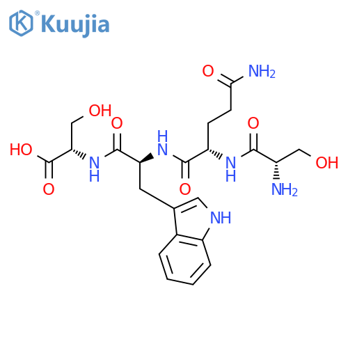 L-Serine, L-seryl-L-glutaminyl-L-tryptophyl- structure