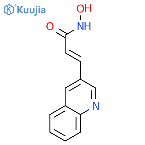 2-PROPENAMIDE, N-HYDROXY-3-(3-QUINOLINYL)-, (2E)- structure