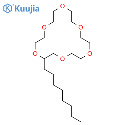 1,4,7,10,13,16-Hexaoxacyclooctadecane, 2-octyl- structure
