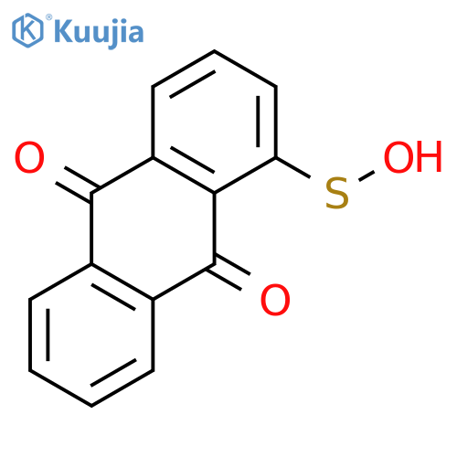1-Anthracenesulfenic acid, 9,10-dihydro-9,10-dioxo- structure