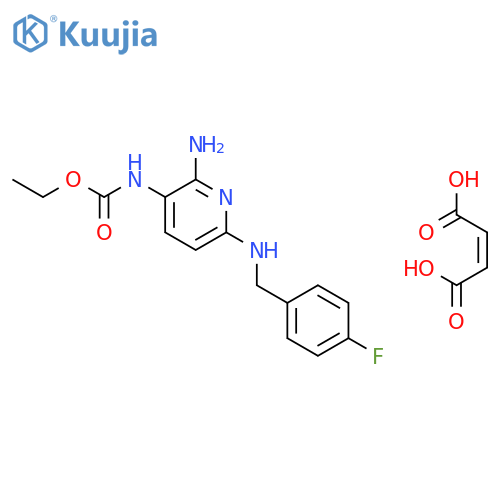 Flupirtine maleate structure