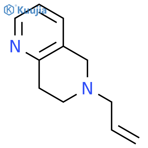 6-prop-2-en-1-yl-5,6,7,8-tetrahydro-1,6-naphthyridine structure