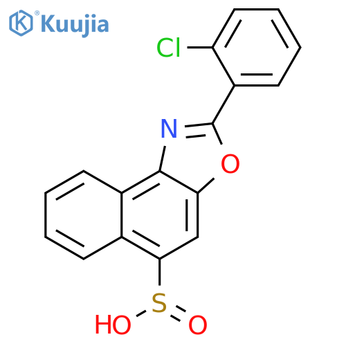 Naphth[1,2-d]oxazole-5-sulfinic acid, 2-(2-chlorophenyl)- structure