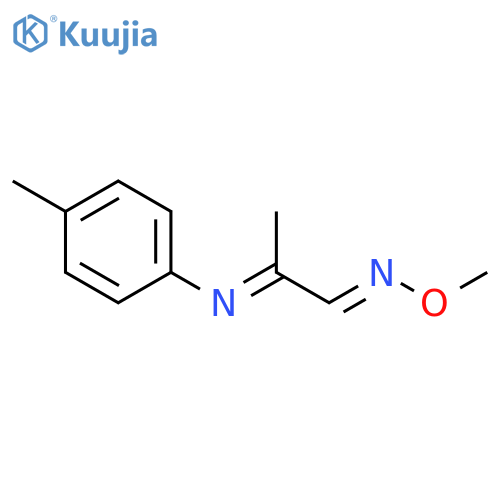 Propanal, 2-[(4-methylphenyl)imino]-, O-methyloxime structure