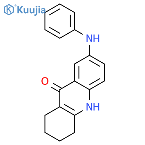 9(2H)-Acridinone, 1,3,4,10-tetrahydro-7-(phenylamino)- structure