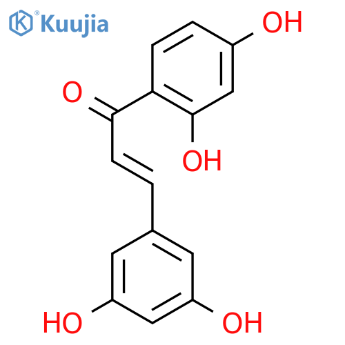 (E)-1-(2,4-Dihydroxyphenyl)-3-(3,5-dihydroxyphenyl)prop-2-en-1-one structure