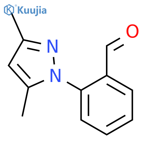 2-(3,5-dimethyl-1H-pyrazol-1-yl)benzaldehyde structure