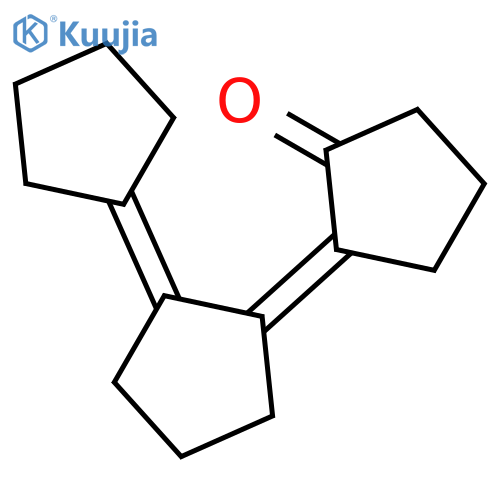 Cyclopentanone, 2-(2-cyclopentylidenecyclopentylidene)- structure