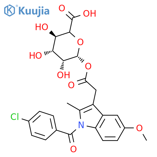 Indomethacin Acyl-b-D-glucuronide structure