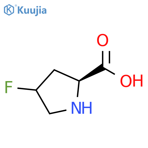 4-fluoropyrrolidine-2-carboxylic acid structure
