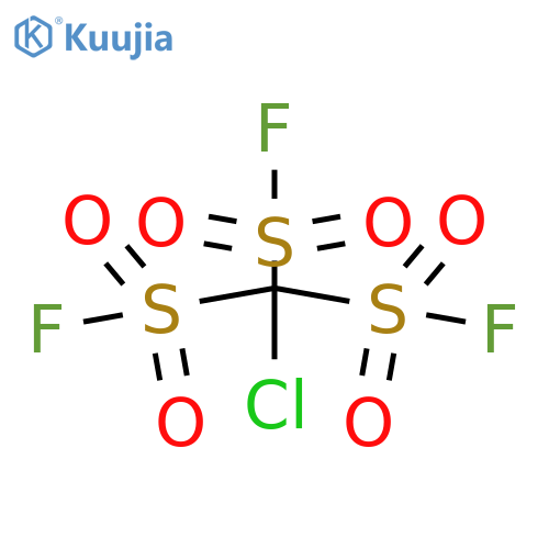 Methanetrisulfonyl trifluoride, chloro- structure