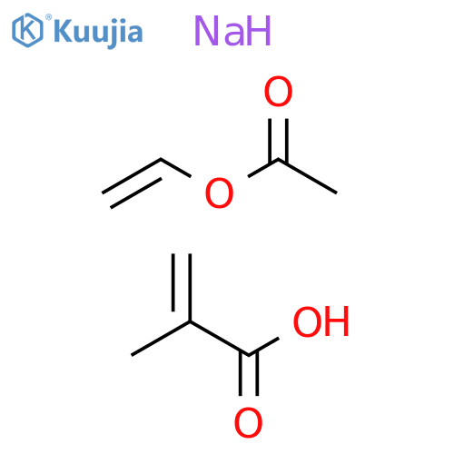 2-Propenoicacid,2-methyl-,polymerwithethenylacetate,hydrolyzed,sodiumsalts structure