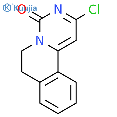 2-chloro-6,7-dihydro-4H-pyrimido[6,1-a]isoquinolin-4-one structure