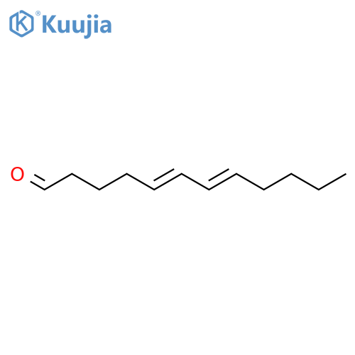5,7-Dodecadienal, (5E,7Z)- structure