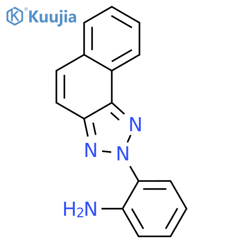2-benzo[e]benzotriazol-2-ylaniline structure