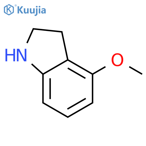 4-methoxy-2,3-dihydro-1H-indole structure