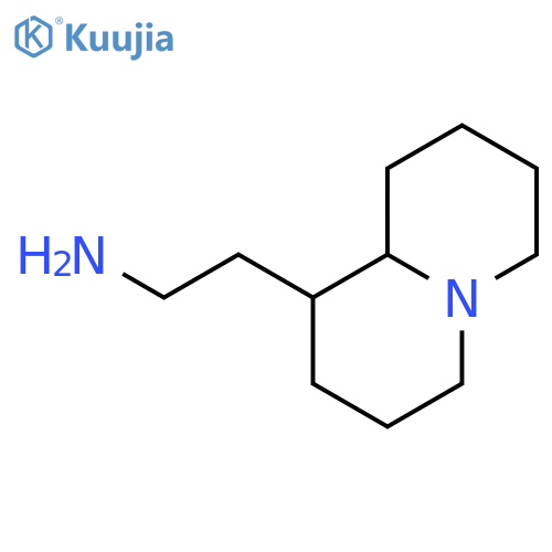 2-(1S,9aR)-octahydro-2H-quinolizin-1-ylethanamine structure