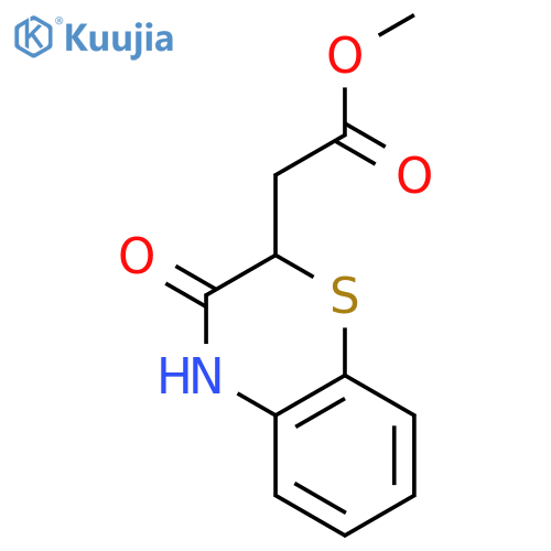 Methyl 3,4-Dihydro-3-Oxo-2h-1,4-Benzothiazine-2-Acetate structure