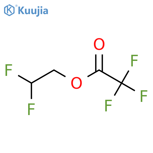 2,2-Difluoroethyl trifluoroacetate structure