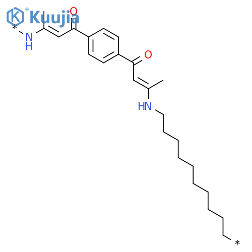 POLY[IMINO(1-METHYL-3-OXO-1-PROPENE-1,3-DIYL)-1,4-PHENYLENE(3-METHYL-1-OXO-2-PROPENE-1,3-DIYL)IMINO-1,10-DECANEDIYL] structure
