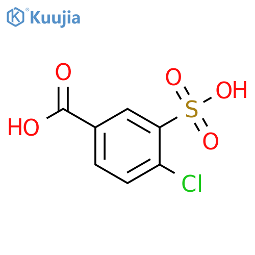 4-Chloro-3-sulfobenzoic Acid structure