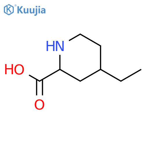 2-Piperidinecarboxylicacid, 4-ethyl-, (2S,4R)- structure