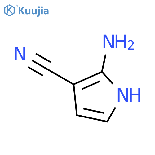 2-Amino-1H-pyrrole-3-carbonitrile structure